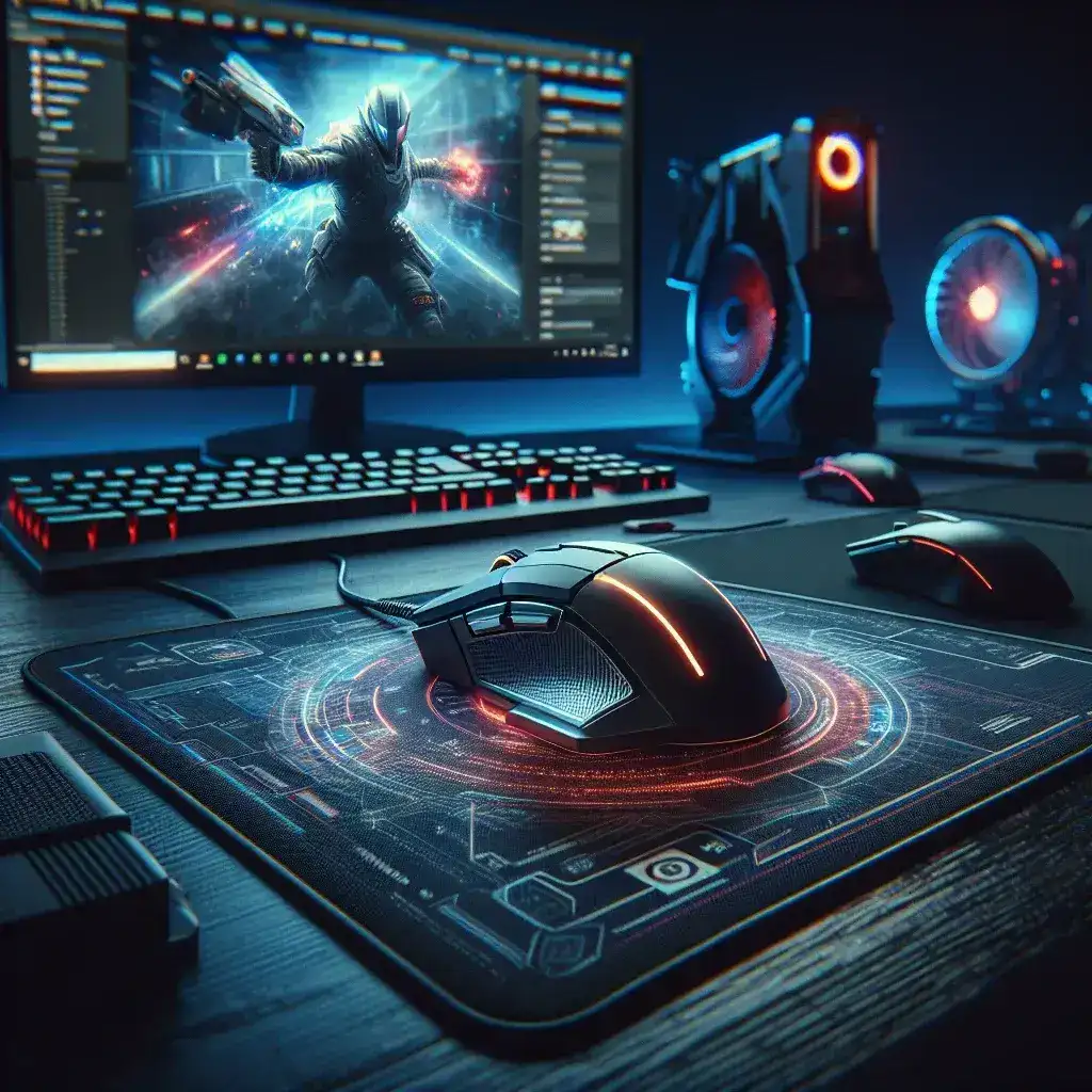 How do I prevent my gaming mouse pad from moving during intense gameplay?