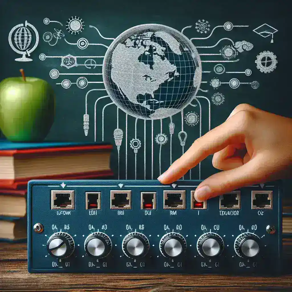 What settings should be adjusted to optimize a network adapter for education environments?